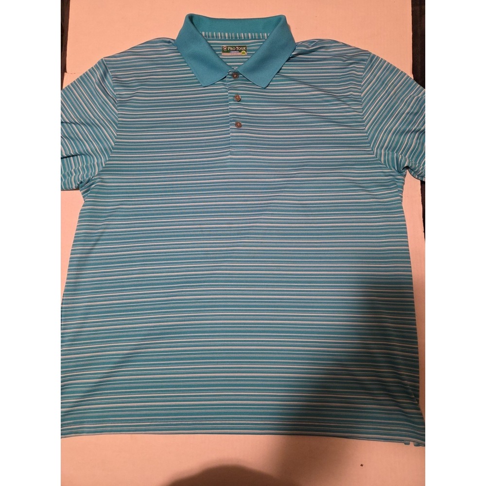Pro Tour Mens‎ Blue Cool Play Size XXL Polo